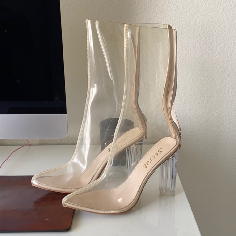 Clear boots